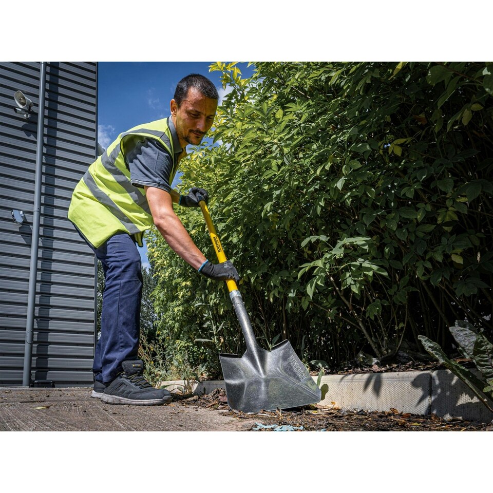 image 1 of Roughneck Square Shovel, Long Handle - Multi Colour - One Size
