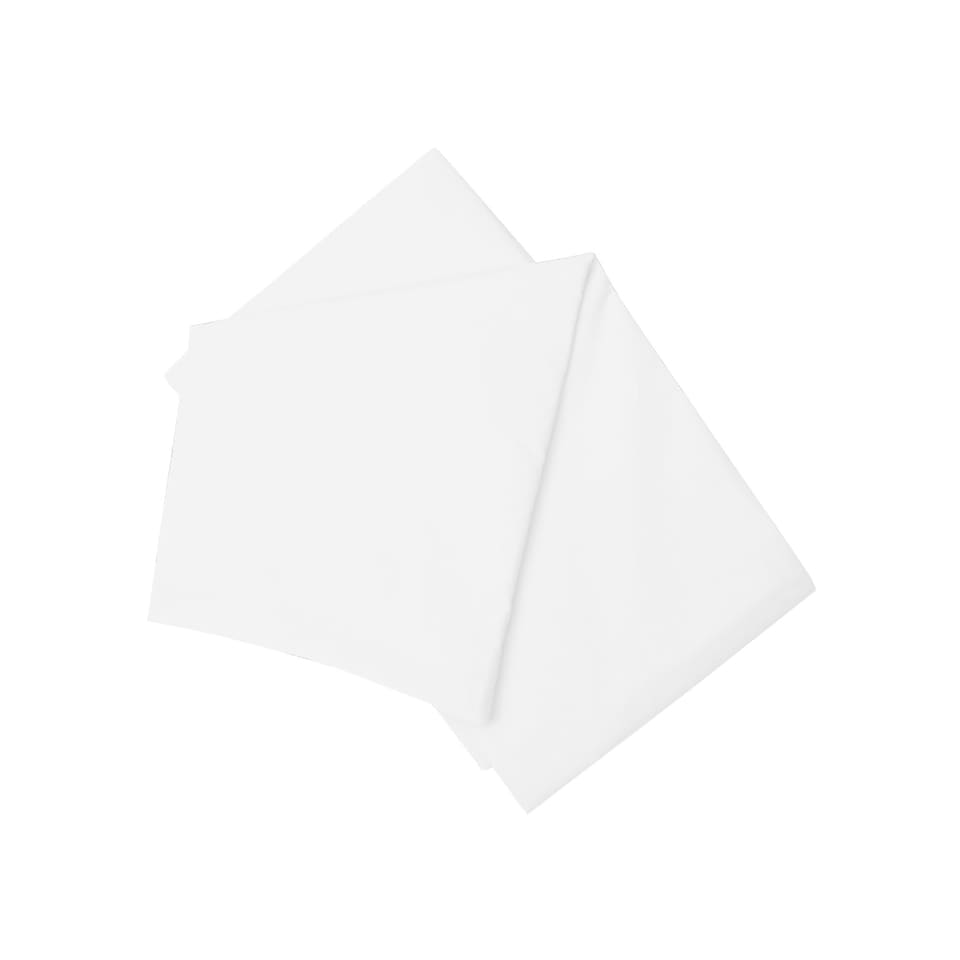 image 1 of Belledorm Brushed Cotton Fitted Sheet - White - Single