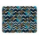 image 1 of Embroidery colorful simplified ethnic skull Blue pattern (Blanket)