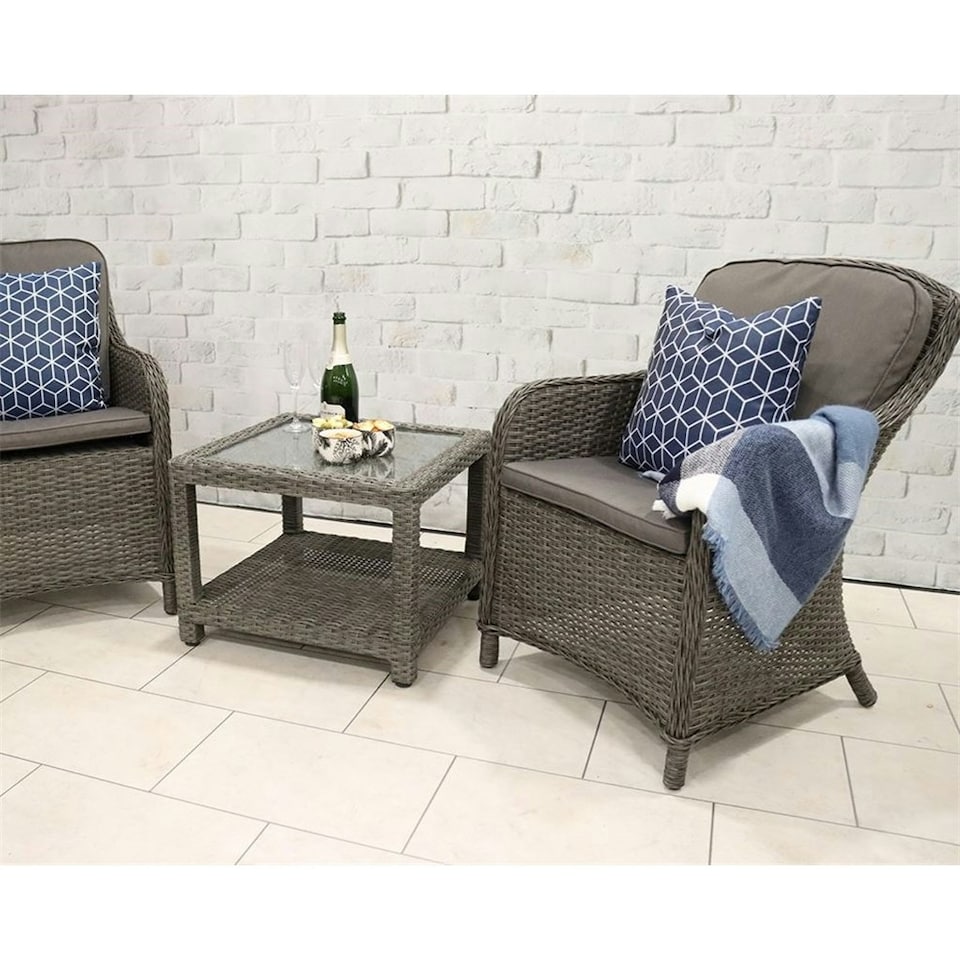image 1 of 2 Seater Outdoor Deluxe Garden Companion Set