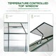 image 5 of Outsunny Walk-in Greenhouse Garden Polycarbonate Aluminium w/ Window