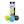 Light Blue, Lime Green & Dark Grey