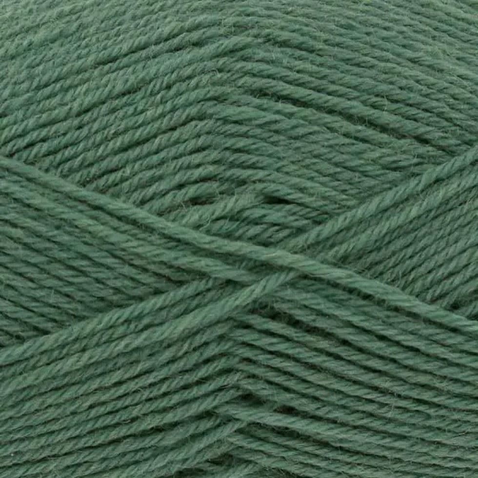 King Cole Green Merino Blend 4 Ply Yarn Cone For Crochet, Knitting - per 500 gram ball
