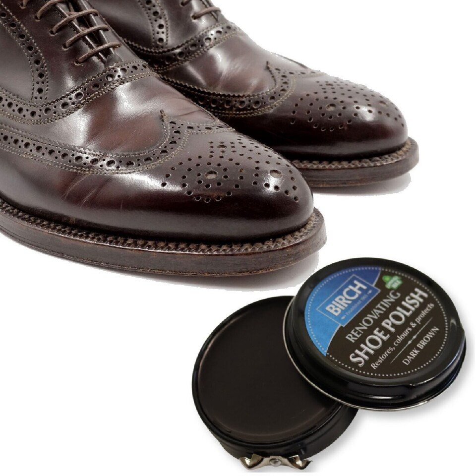 image 1 of BIRCH Renovating Shoe Polish - Restores Colour and Nourishes Leather 50ml