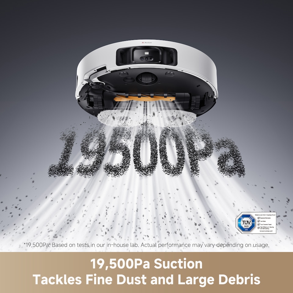 image 1 of Dreame L50s Pro Ultra Black smart robot vacuum