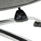 image 2 of Interiors by Premier Grey Fabric and Chrome Base Home Office Chair Grey