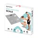 image 1 of Gymcline Body Analysis Scale w/ BMI & Calorie Intake Guide, Silver or Space Grey | Silver