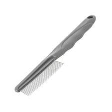 Furrish Fine Teeth Dog Comb - Silver - One Size