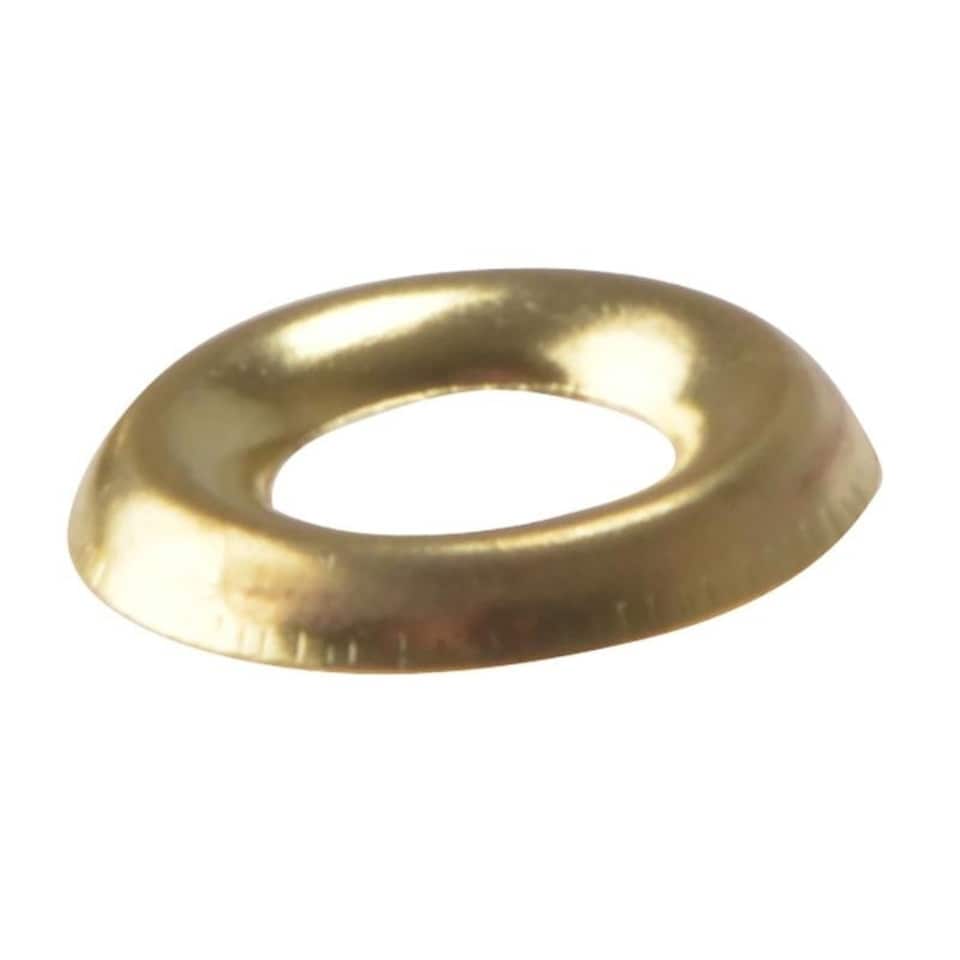 Forgefix Screw Cup Washers, Polished Brass - Polished Brass - Polished No.8