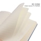 image 5 of Single B5 96 Sheets Ruled PU Leather Hardcover Notebook with Elastic Closure