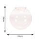 image 6 of ValueLights Frenchie Pink Tinted Glass Globe Gold Easy Fit Shade and Bulb
