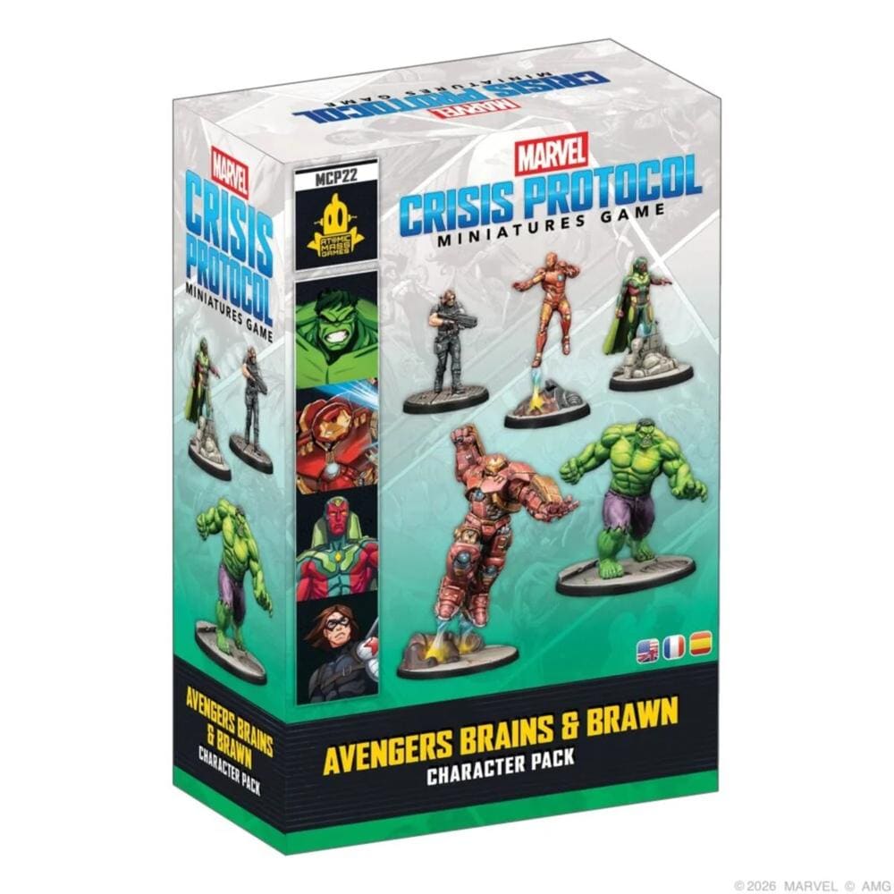 Marvel: Crisis Protocol - Avengers Brains & Brawn Character Pack - Brand New