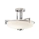 image 1 of Taylor 3 Light Semi Flush Light - Polished Chrome Finish, G9