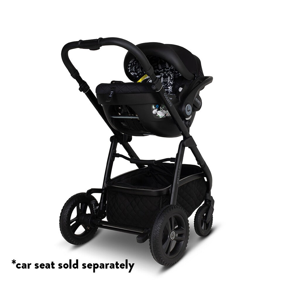 image 1 of Cosatto Wow 3 Pram and Pushchair Carrycot and Reversible Seat, All Terrain Travel System