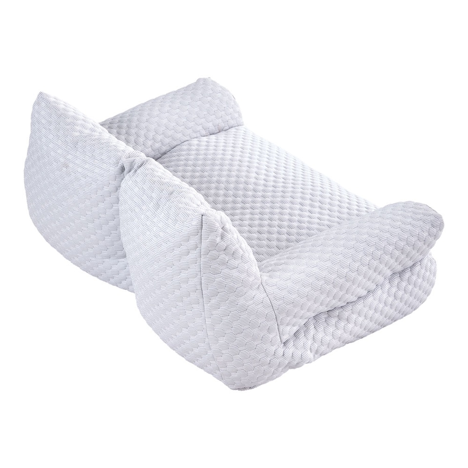 image 1 of Living and Home Ice Silk Cooling Pet Sofa Bed for All Seasons Use | Grey | One Size