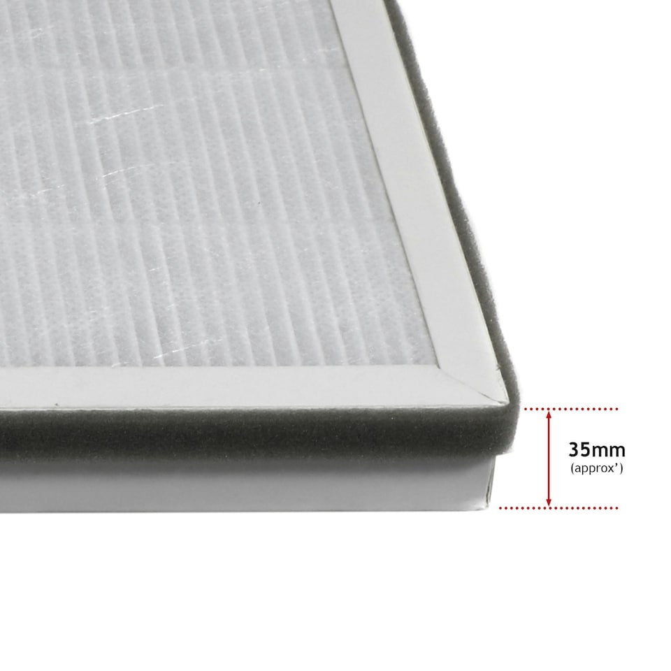 image 1 of SPARES2GO HEPA Filter compatible with Levoit Vital 100 100-RF Air Purifier