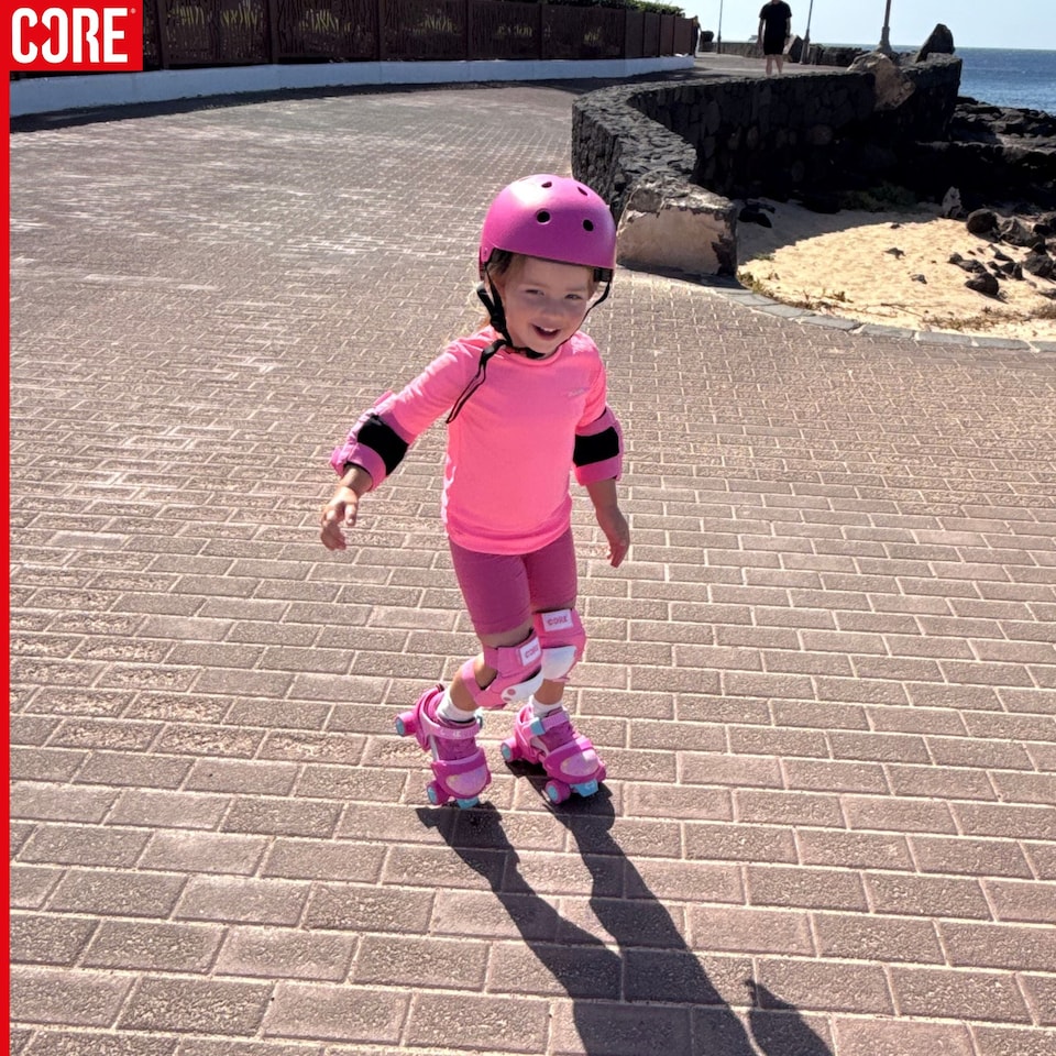 image 1 of CORE Kids Junior Triple Pad Set (Knee/Elbow/Wrist) + Carry Bag