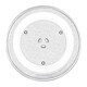 image 1 of SPARES2GO Universal Microwave Oven Glass Turntable Plate (318mm)