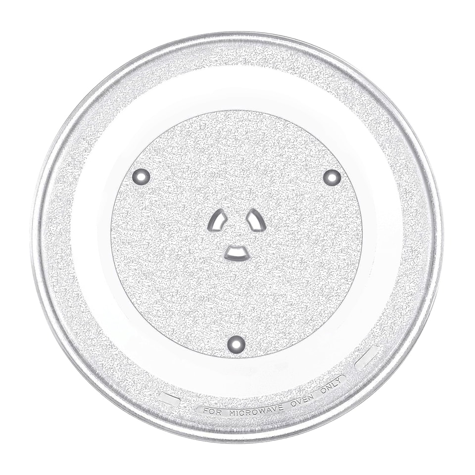 image 1 of SPARES2GO Universal Microwave Oven Glass Turntable Plate (318mm)