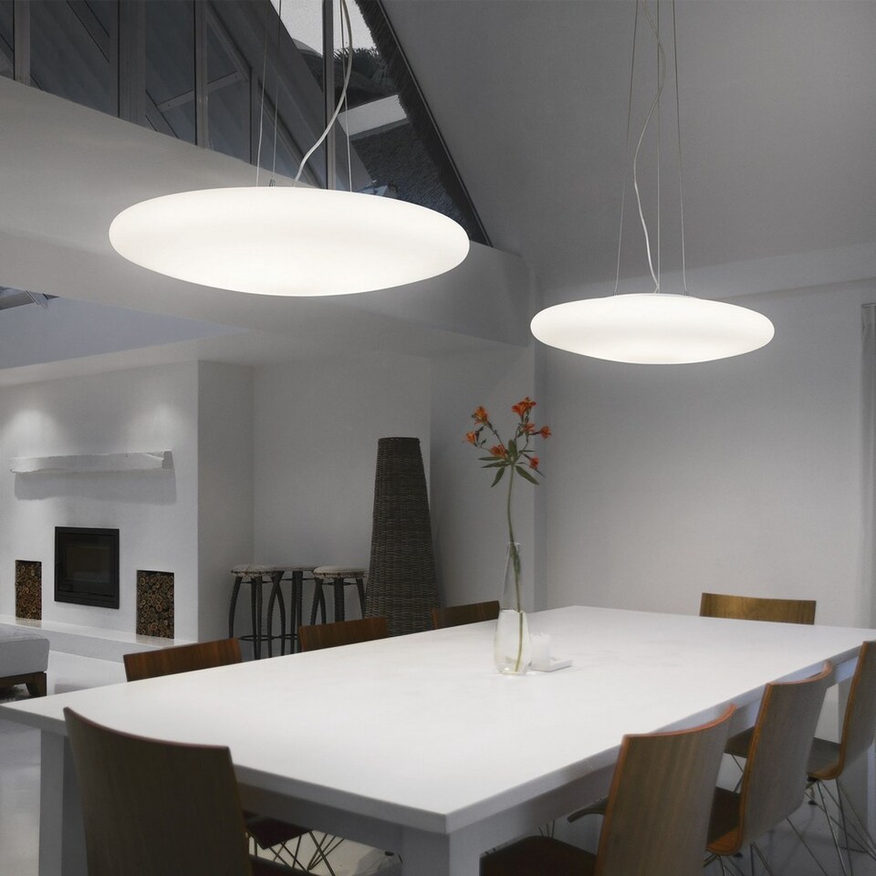 image 1 of Smarties Bianco 3 Light Small Ceiling Pendant White, E27