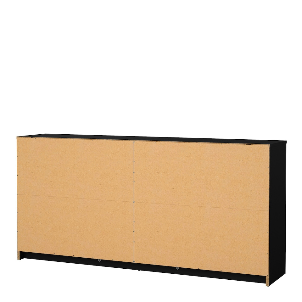 image 1 of May Chest of 6 Drawers (3+3) in Black