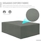 image 6 of Outsunny 275x205cm Outdoor Furniture Protective Cover Water UV Resistant Grey