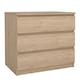 image 1 of Naia Chest of 3 Drawers in Jackson Hickory Oak