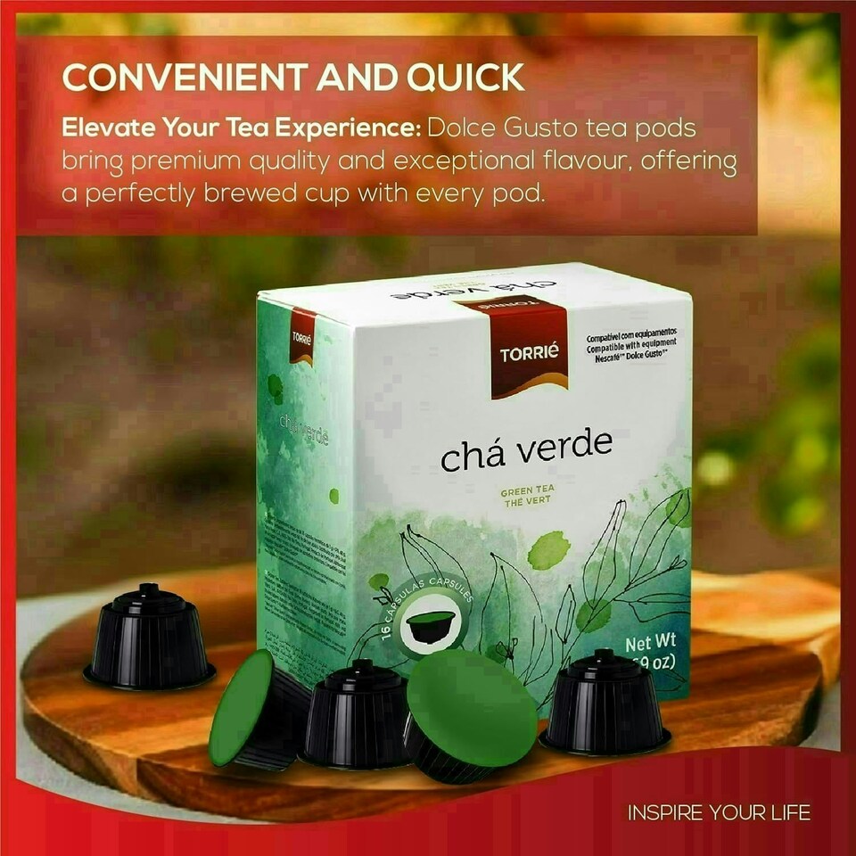 image 1 of Green Tea - Dolce Gusto ® Compatible Coffee Machine Capsules (80 Pods)