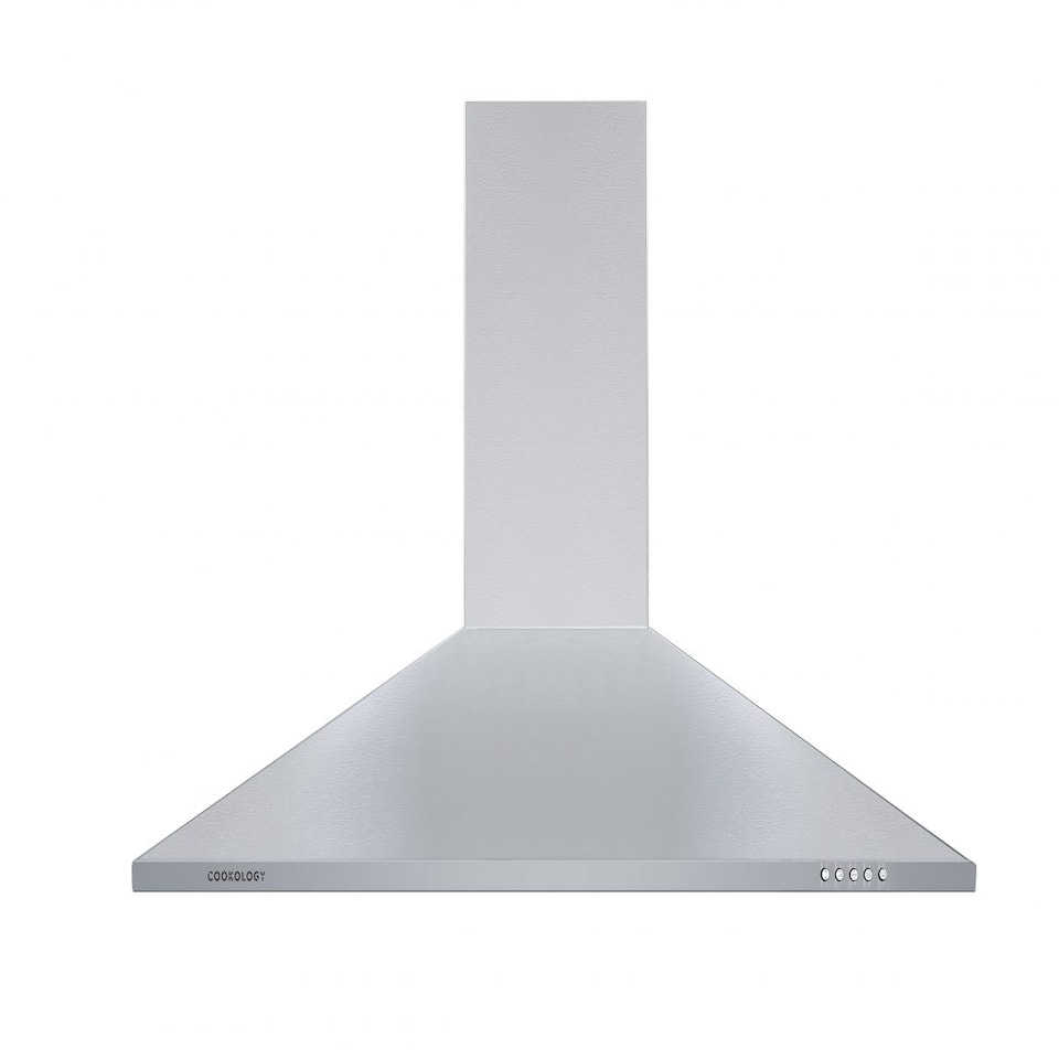 image 1 of Cookology 90cm Stainless Steel Chimney Cooker Hood - Energy Rating A