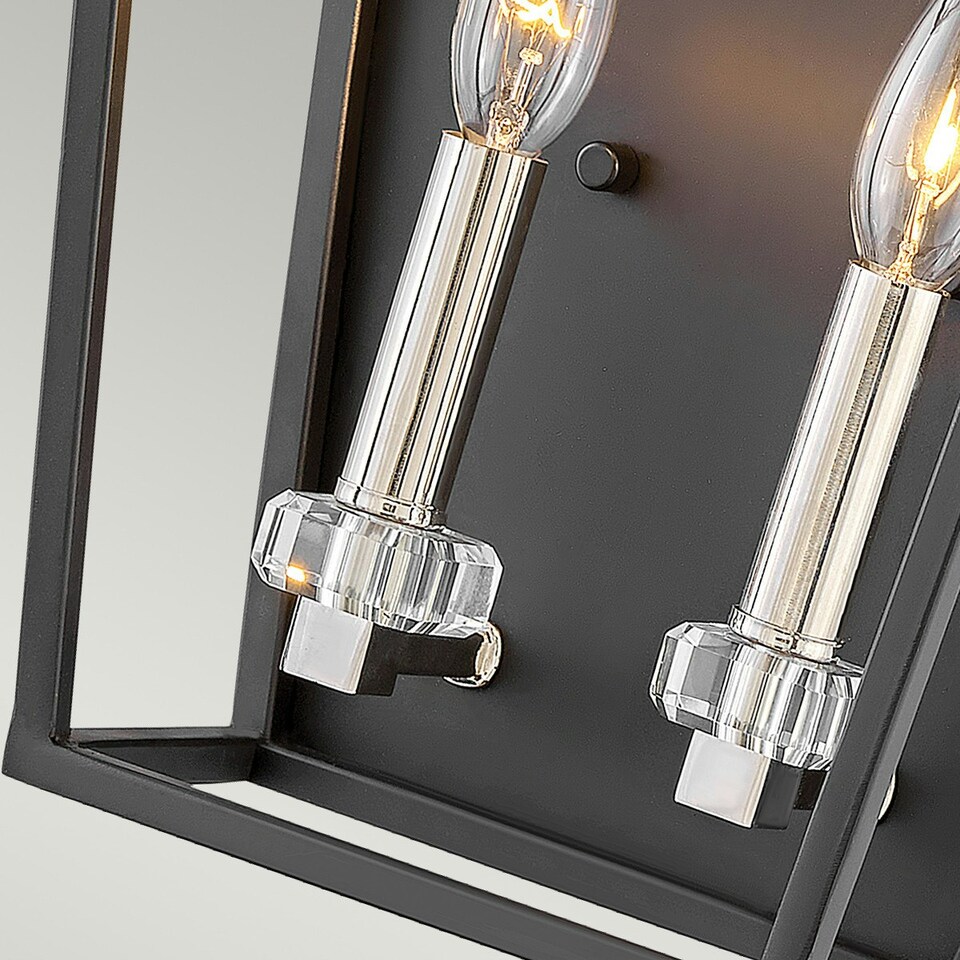 image 1 of Hinkley Stinson Lanterns Pendant Ceiling Light Black with Polished Nickel