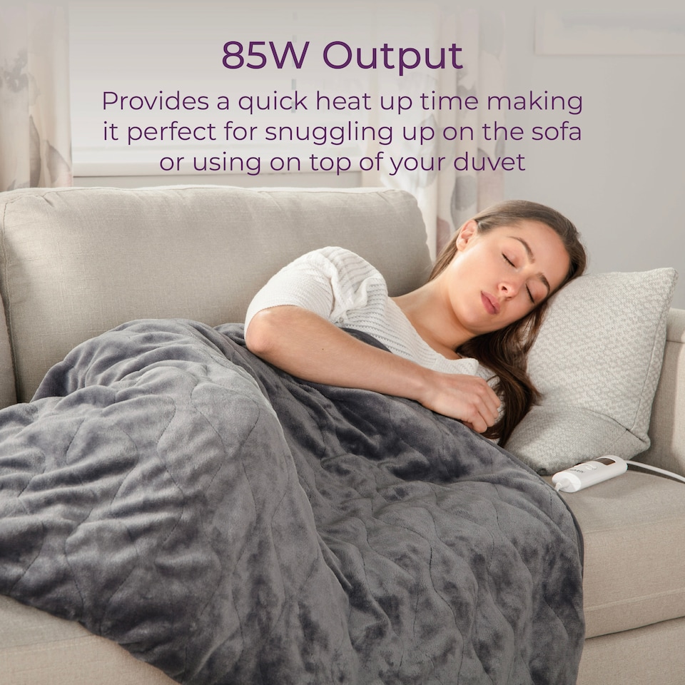 image 1 of Carmen Fleece Electric Over Blanket