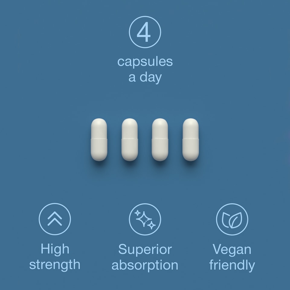 image 1 of SuperSelf Creatine Monohydrate 3000mg 120 Capsules