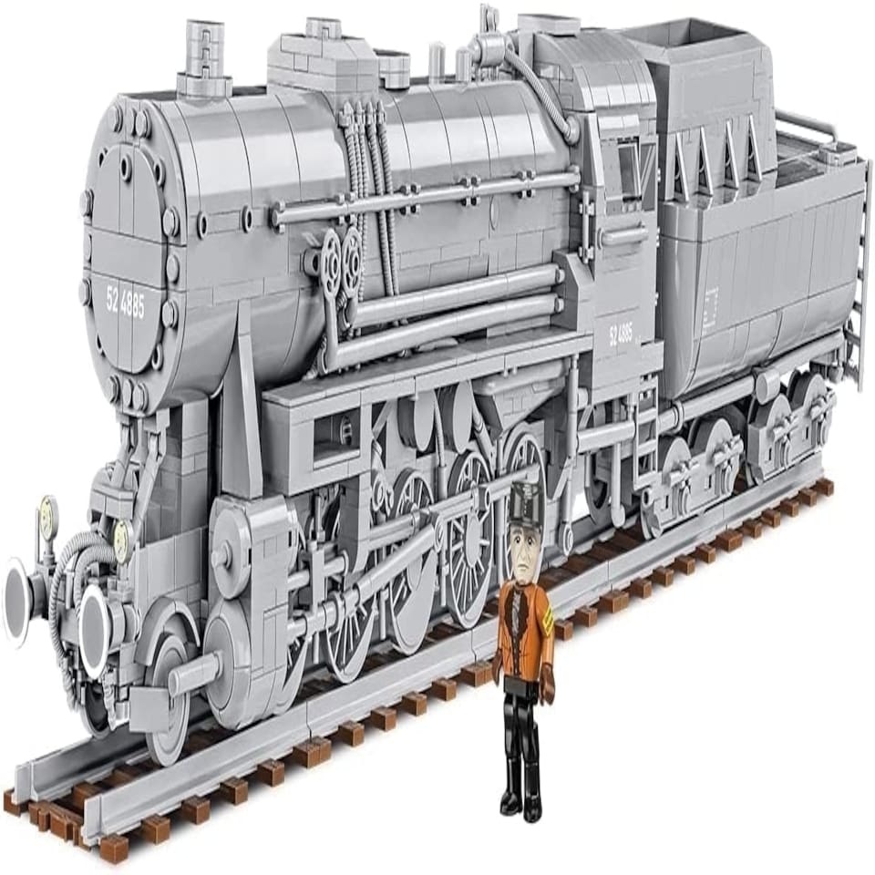 image 1 of Cobi - Historical Trains - KRIEGSLOKOMOTIVE BAUREIHE (2,476 Pieces)