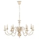 image 4 of ValueLights Gothica 8 Way Distressed Effect Ceiling Light Chandelier & LED Bulbs