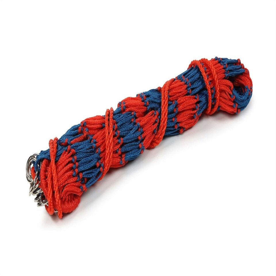 image 1 of Shires Deluxe Haynet | Blue | Colour: Blue/Orange
Size: 40 Inch