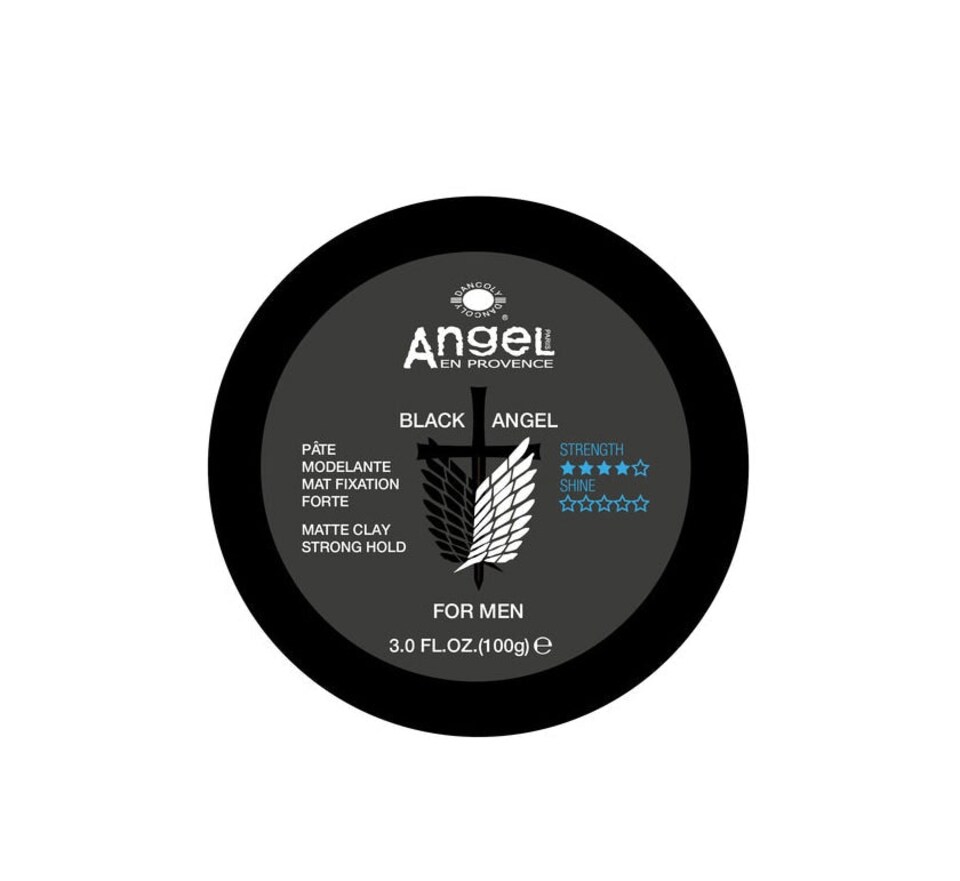 image 1 of Angel En Provence Black Angel For Men Strong Hold Matte Clay | Cream