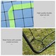 image 10 of HOMCOM Rebounder Net Target Ball Kickback Baseball Training Equipment Play