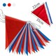 image 2 of Red Blue White Bunting 40m - 80 Flags Pennant Multi