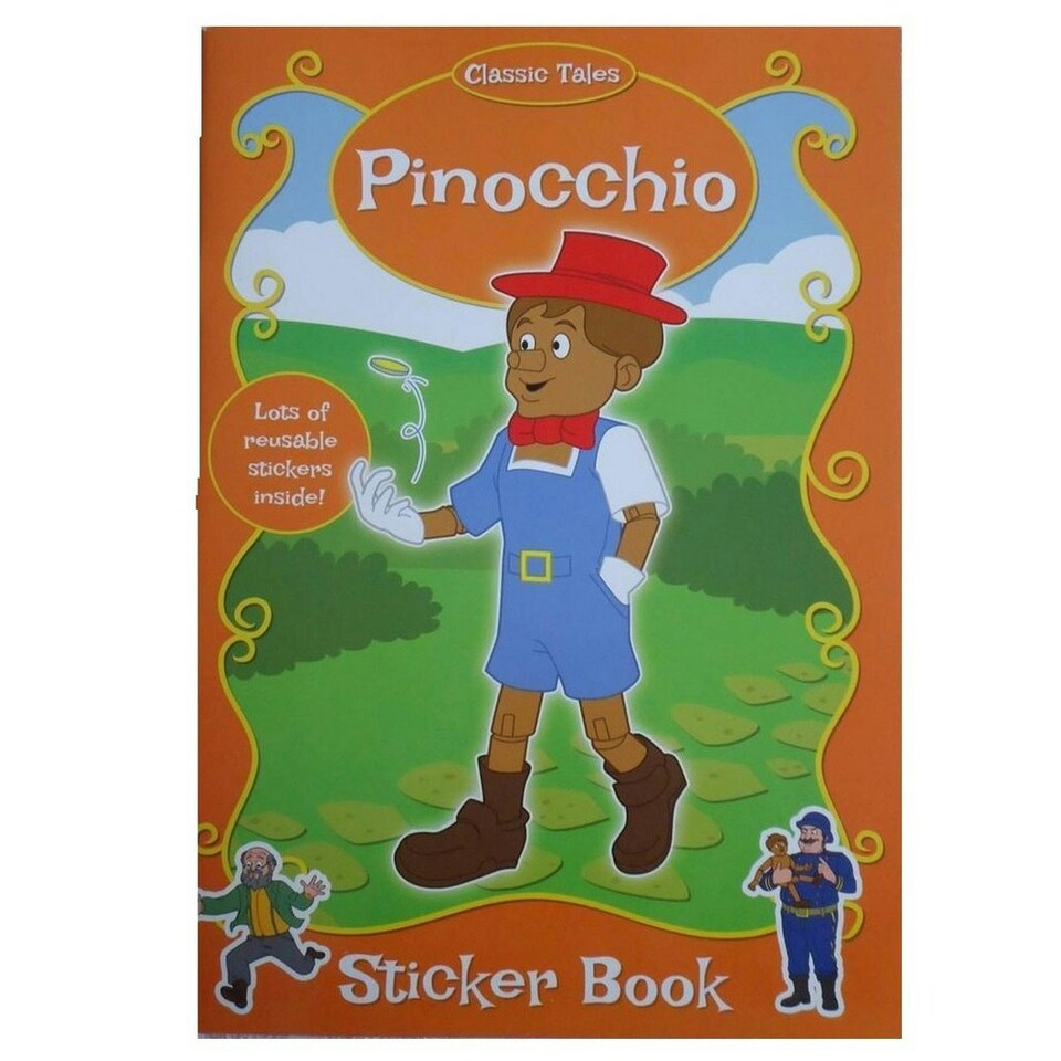 Pinocchio Characters Sticker Book - Multicoloured - One Size