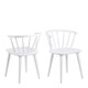 image 1 of Ida Dining Chair in White Set of 2