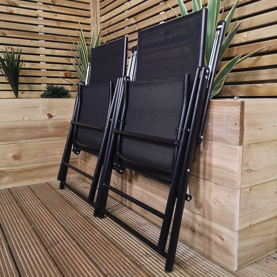 image 1 of Outdoor 2 Person Round Glass Top Garden Patio Dining Table Chairs Set