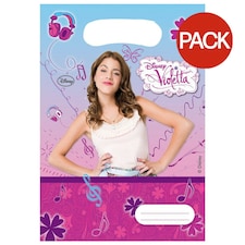 Violetta Party Bags (Pack of 6) - Violet/Blue - One Size