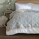 image 1 of Wylder Amelia Cotton Floral Quilted Bedspread | Blue | Seafoam Blue | M | 1
