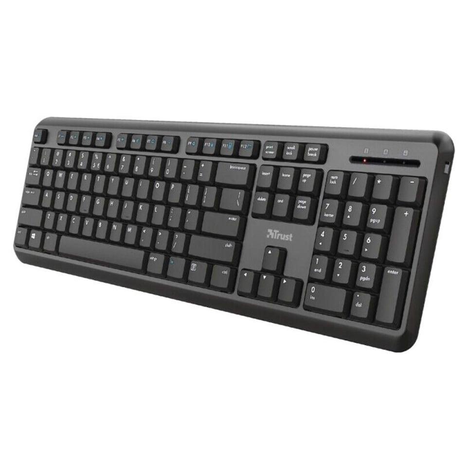 image 1 of Trust TK-350 keyboard RF Wireless QWERTY UK English, USB Type A, Black - 24417