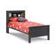 image 1 of Garnet Bookcase Bed - Anthracite -  Single (90cm)