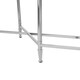 image 5 of Elegant Mirrored Top Console Table,Captivating Silver Finished Hallway Table,Decorative Table,Center Table Silver