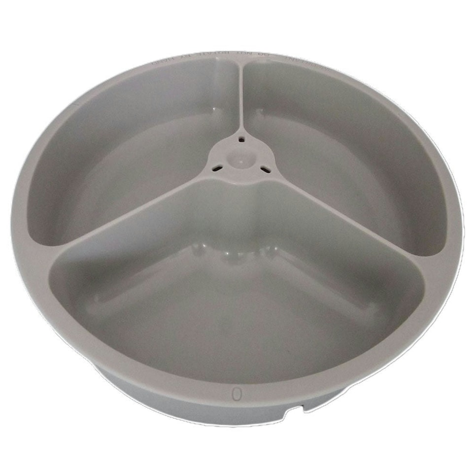 image 1 of Spare / Replacement Bowl: Cat Mate and Closer Pets Three-meal Automatic Pet Feeder (944) Grey