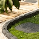 image 2 of Recycled Rubber Roman Stone Garden Border 1.2m - Grey - Pack of 20 | Grey | Grey | 20 pack