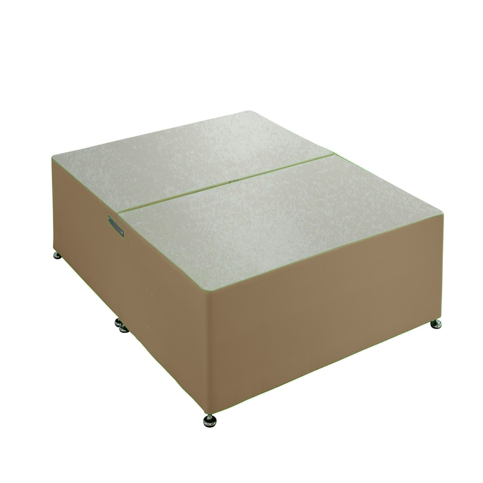 image 1 of Cream Linen 4 Drawer Divan Base Double