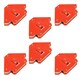 image 1 of 55lb Welding Magnet Holder Support With On Off Switch 45 90 135 Degrees 6pk